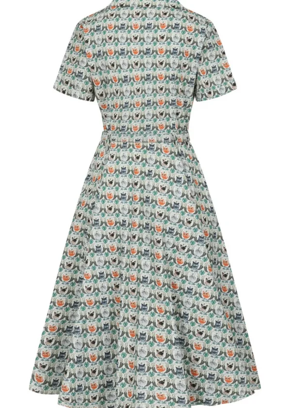 Banned Bella Purrrfect 50's Swing Dress White