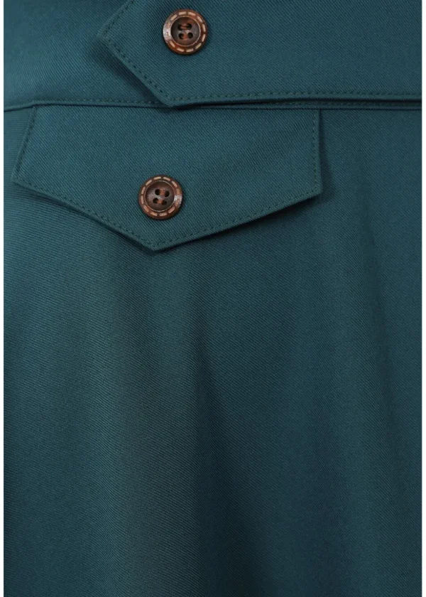 Banned Book Club 50's Swing Skirt Teal