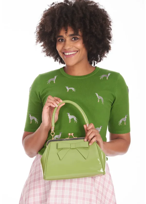 Banned California Nights 50's Bag Apple Green