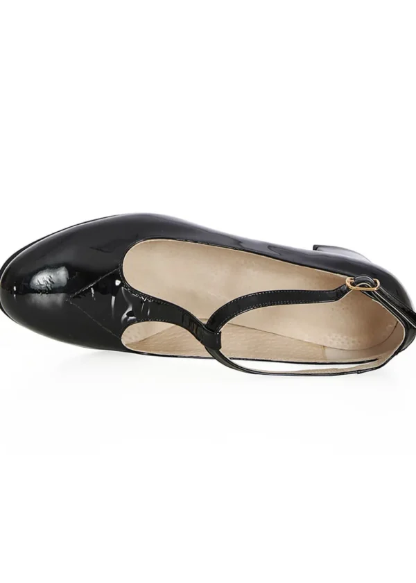 Banned Candid Patent Leather 60's Pumps Black