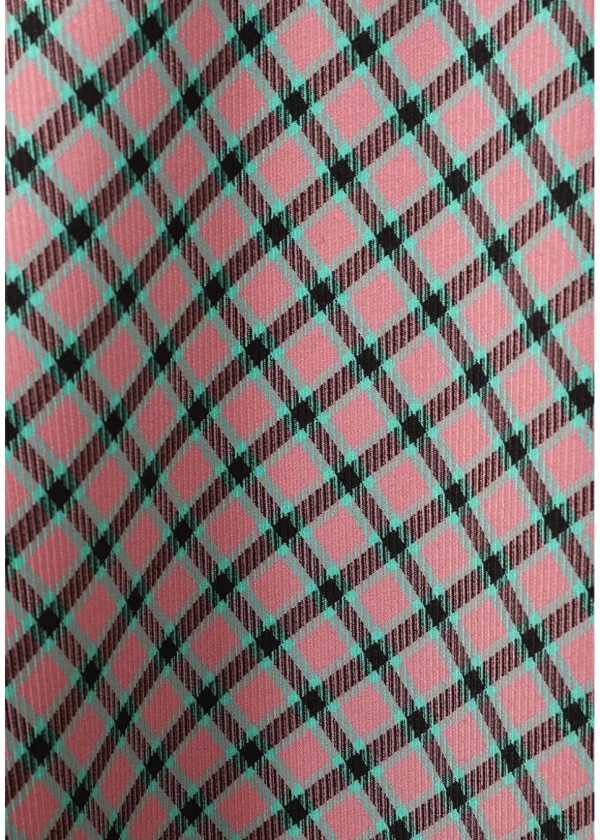 Banned Cary Sweet Check 50's Swing Skirt Pink