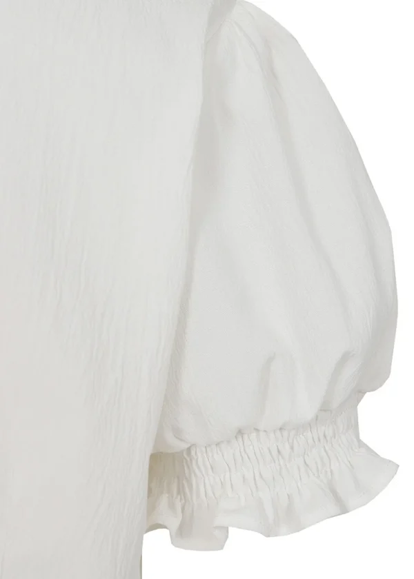 Banned Cherry Button 40's Blouse White