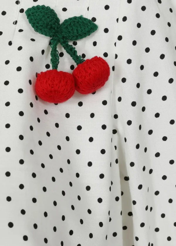 Banned Danny Sweet Spot Polkadot 40's Dress White