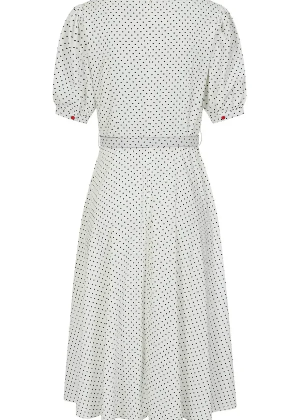 Banned Danny Sweet Spot Polkadot 40's Dress White