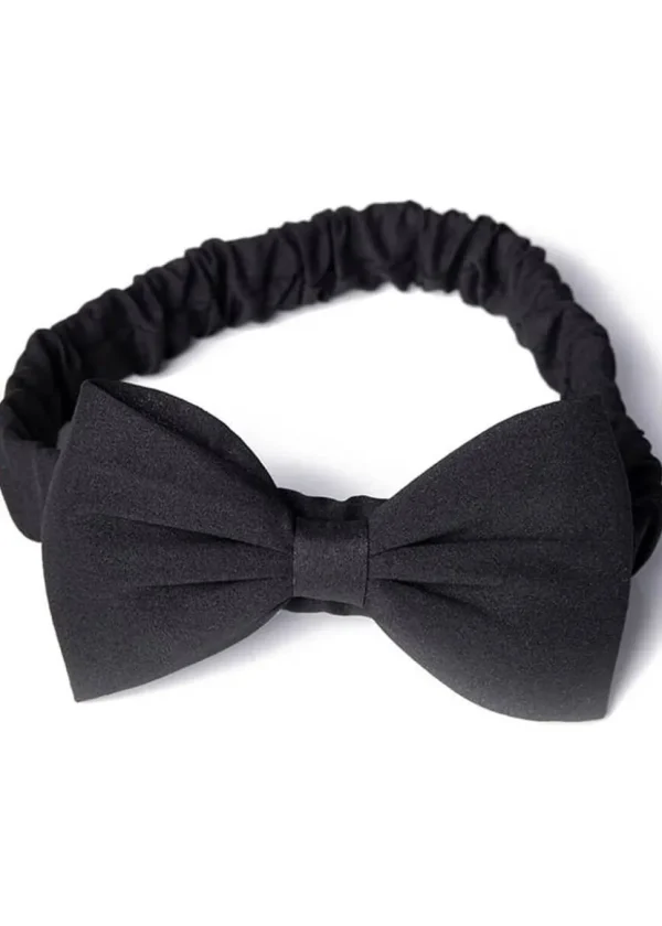 Banned Dionne Bow Headband Black
