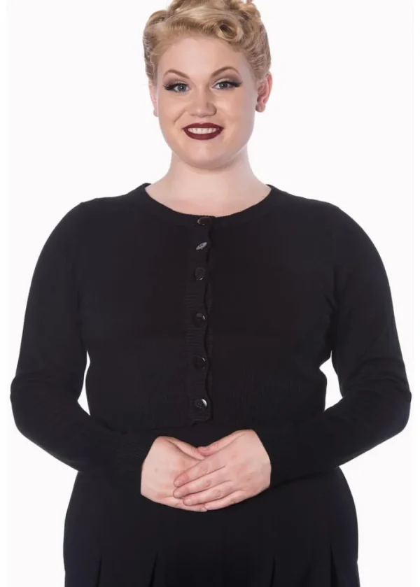 Banned Dolly 50's Cardigan Black