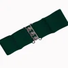 Banned Elastic 50's Belt Forest Green