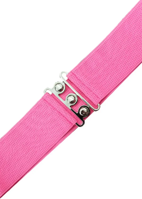 Banned Elastic 50's Belt Hot Pink