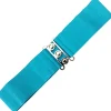 Banned Elastic 50's Belt Teal