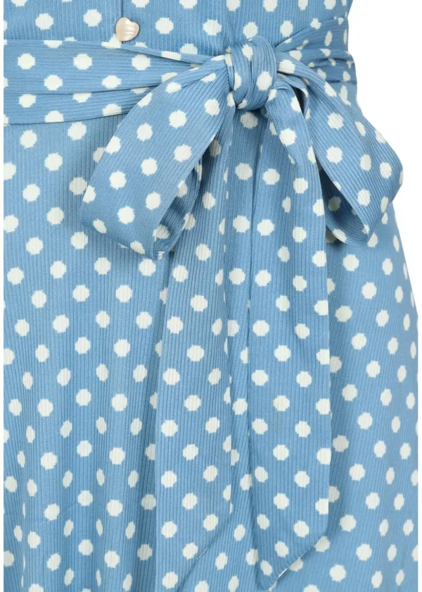 Banned Ellen Spot 60's Dress Blue