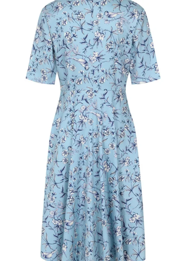 Banned Emilia Toile 50's Dress Light Blue