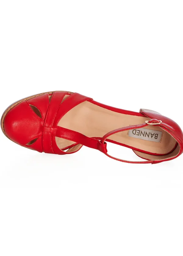 Banned Fancy Footwork Sandals Coral