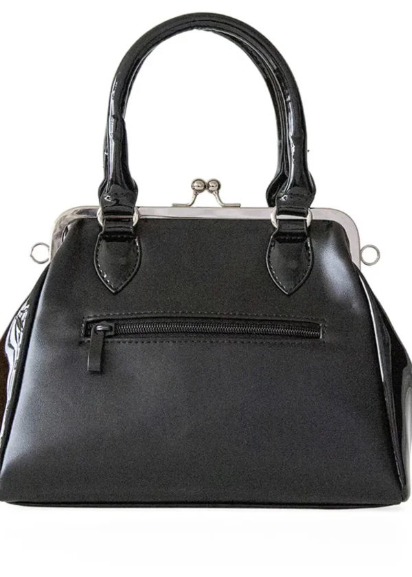 Banned Femme Fatale Spiderweb 50's Bag Black