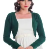Banned Flickers 50's Bolero Dark Green