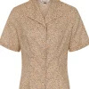 Banned Gloria Wild Flower Blouse Yellow