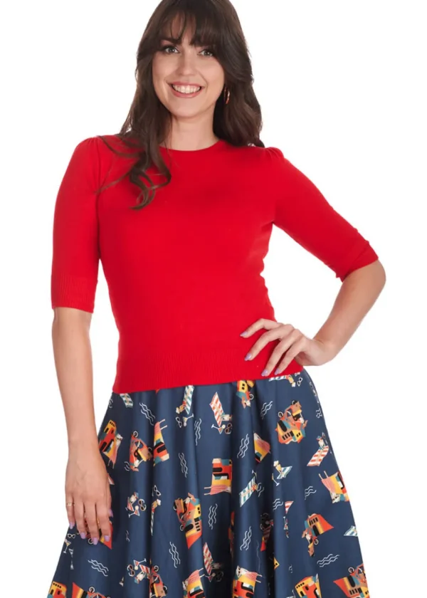 Banned Grace 40's Jumper Red