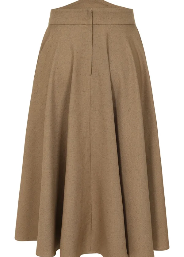 Banned Greta 40's Swing Rok Brown