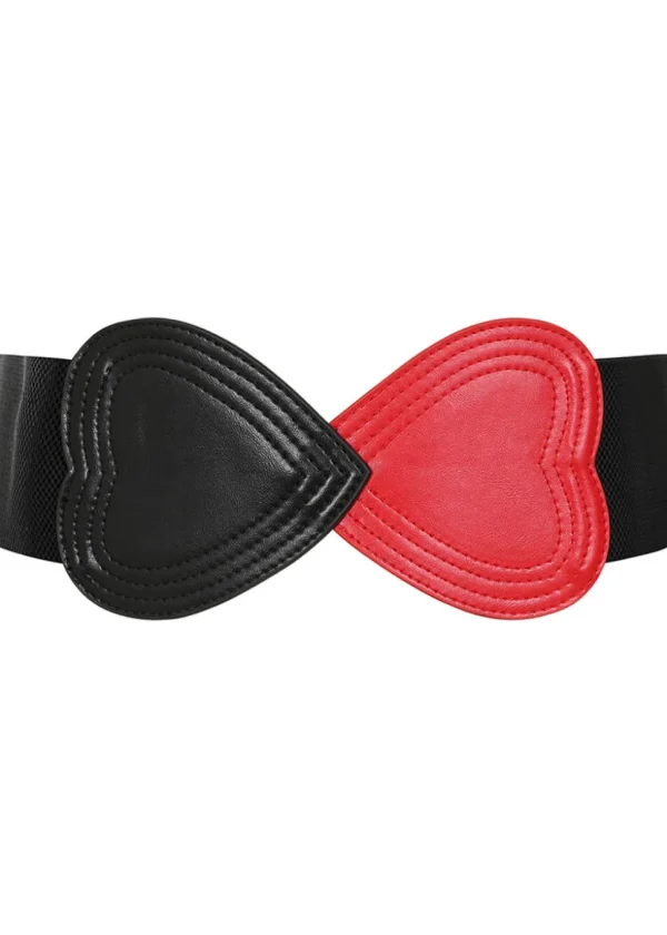 Banned Heartbeat Elastic Belt Black