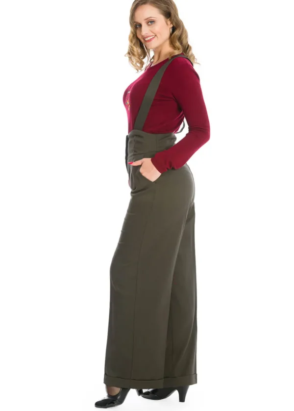 Banned Her Favorites 40's Trousers Green