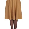 Banned Hope 50's Swing Skirt Gold