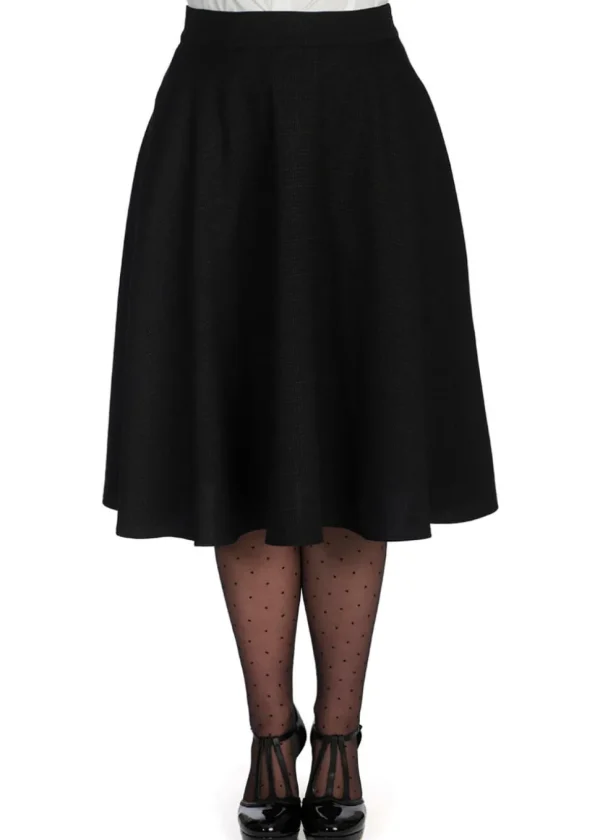 Banned Hope 50's Swing Skirt Black