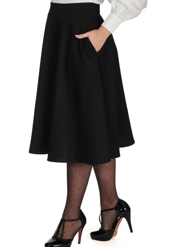 Banned Hope 50's Swing Skirt Black