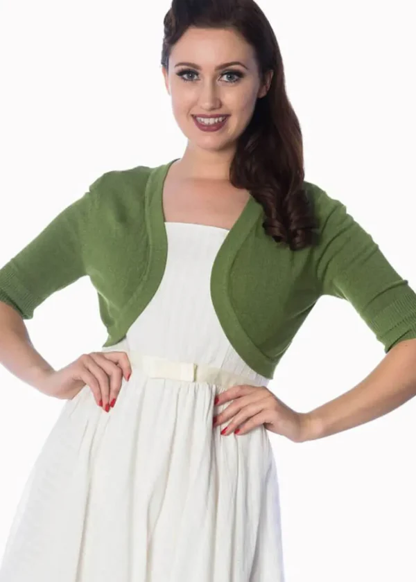 Banned Hudson 50's Bolero Apple Green