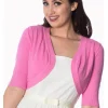 Banned Hudson 50's Bolero Bright Pink