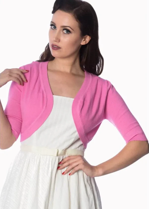 Banned Hudson 50's Bolero Bright Pink