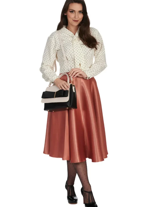 Banned Jane Spot 40's Blouse Cream