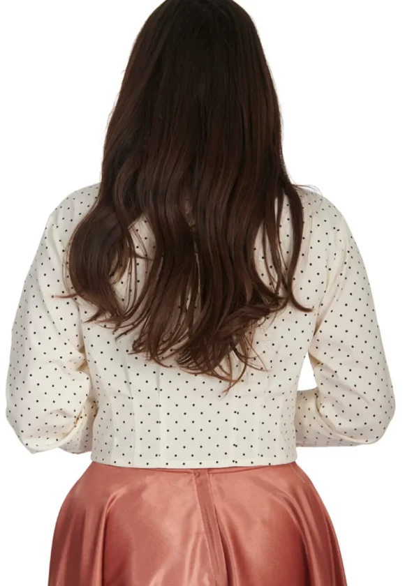 Banned Jane Spot 40's Blouse Cream