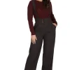 Banned Jenny Check 40's Trousers Navy