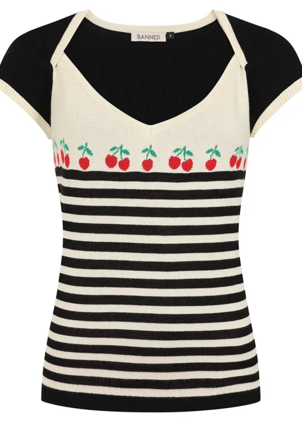 Banned Josie Cherries Jumper Black