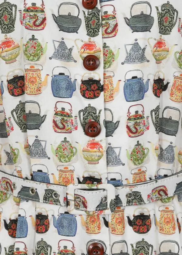 Banned Kate Tea Time 40's Dress White