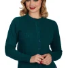 Banned Katie 50's Cardigan Green