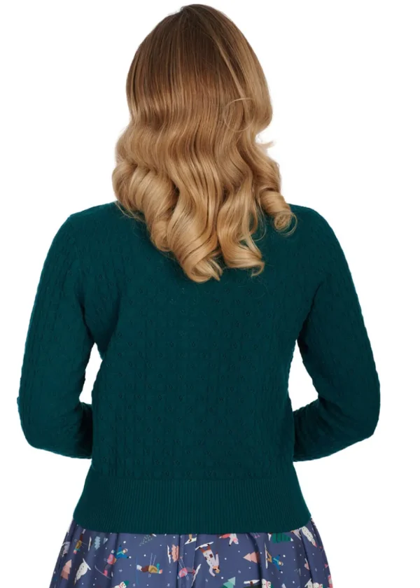Banned Katie 50's Cardigan Green
