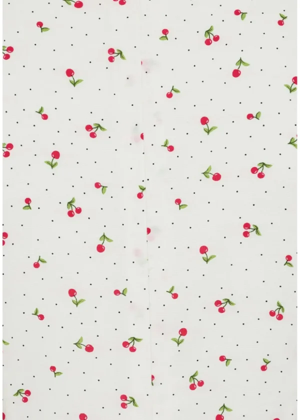 Banned Lucille Cherry 40's Dress White