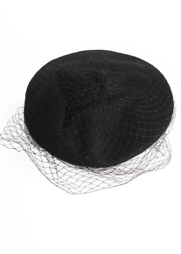 Banned Maggie Net 60's Beret Black