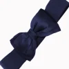 Banned Maria Bow Retro 50's Elastic Belt Navy