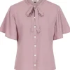 Banned May Wave Blouse Lilac