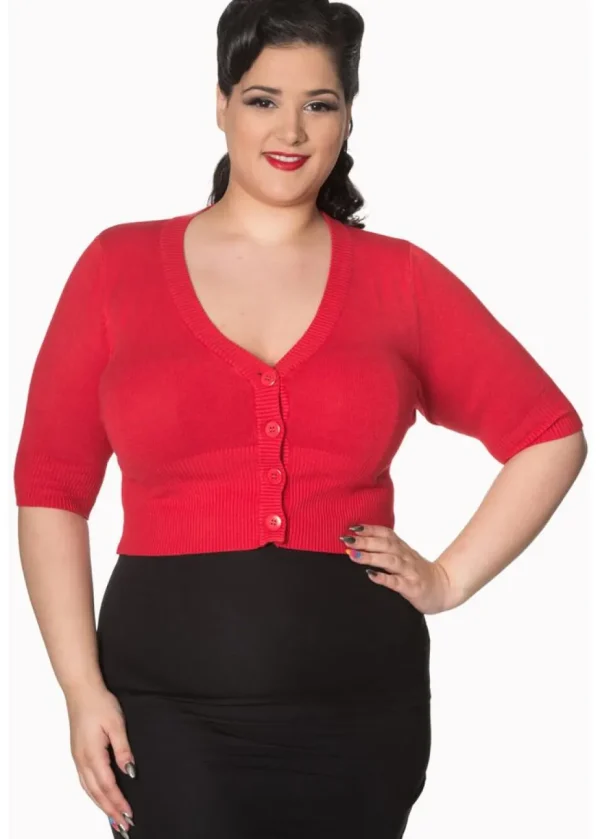 Banned Overload Cardigan Red
