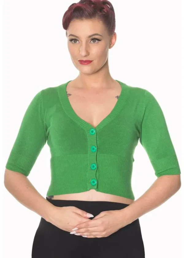 Banned Overload Cardigan Green