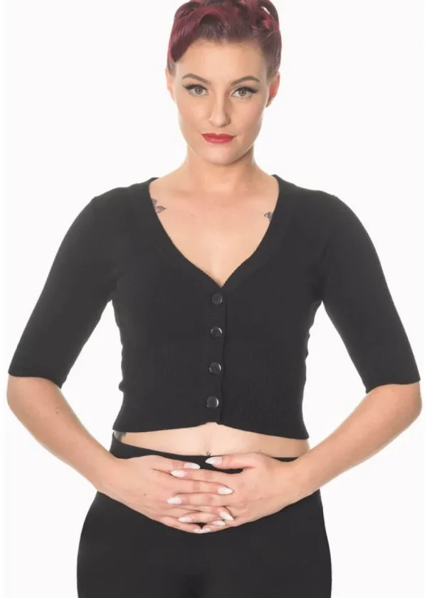 Banned Overload Cardigan Black
