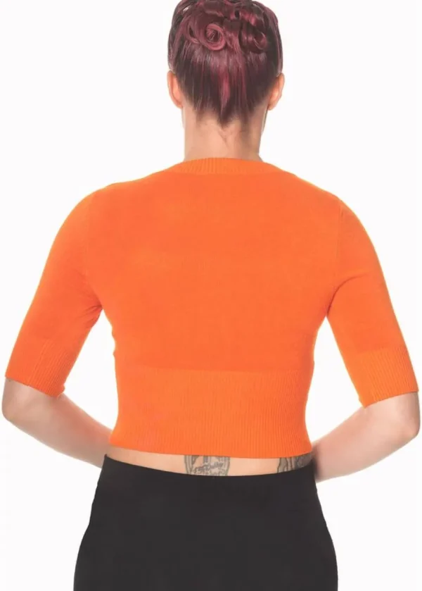 Banned Overload Cardigan Orange Color