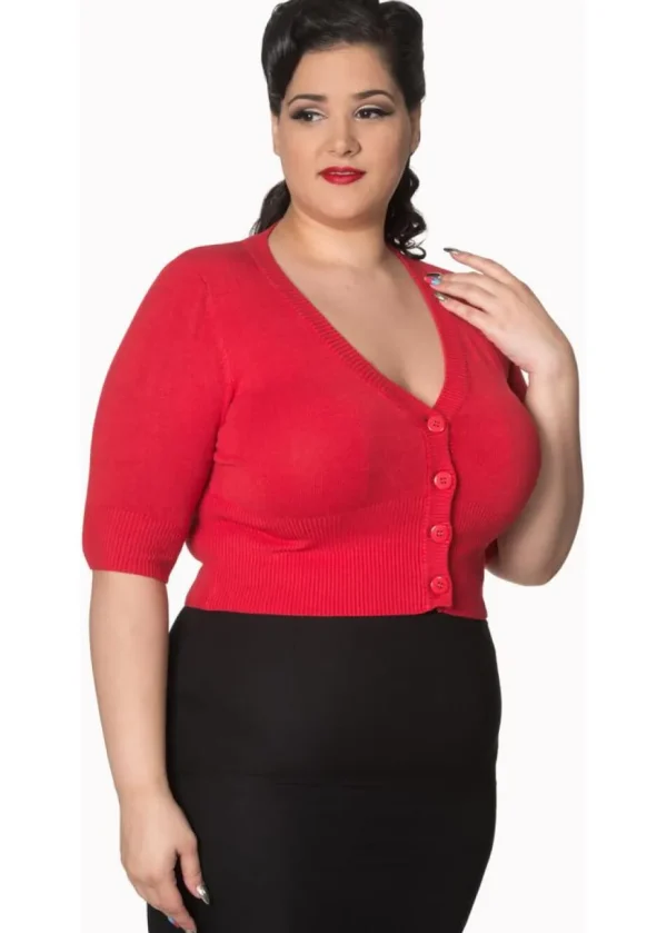 Banned Overload Cardigan Red