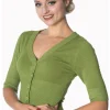 Banned Overload 50's Cardigan Apple Green