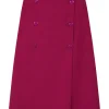 Banned Paris Love Skirt Magenta