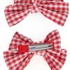 Banned Polly Gingham 50's Hairclip Red