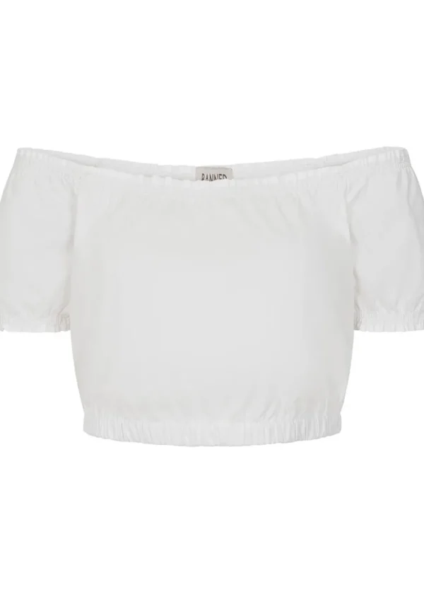 Banned Ramona Crop Top White