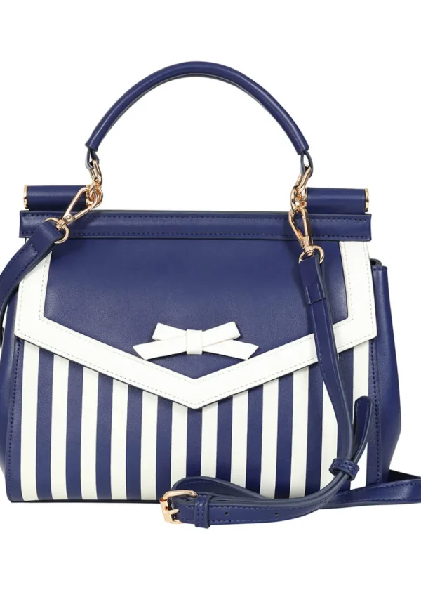 Banned Ravello Stripe Bag Navy